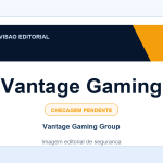 Ficha visual Vantage Gaming no SafeCasinoCompare Brasil
