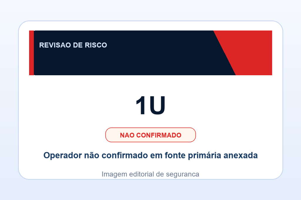 Ficha visual 1U no SafeCasinoCompare Brasil