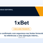 Ficha visual 1xBet no SafeCasinoCompare Brasil