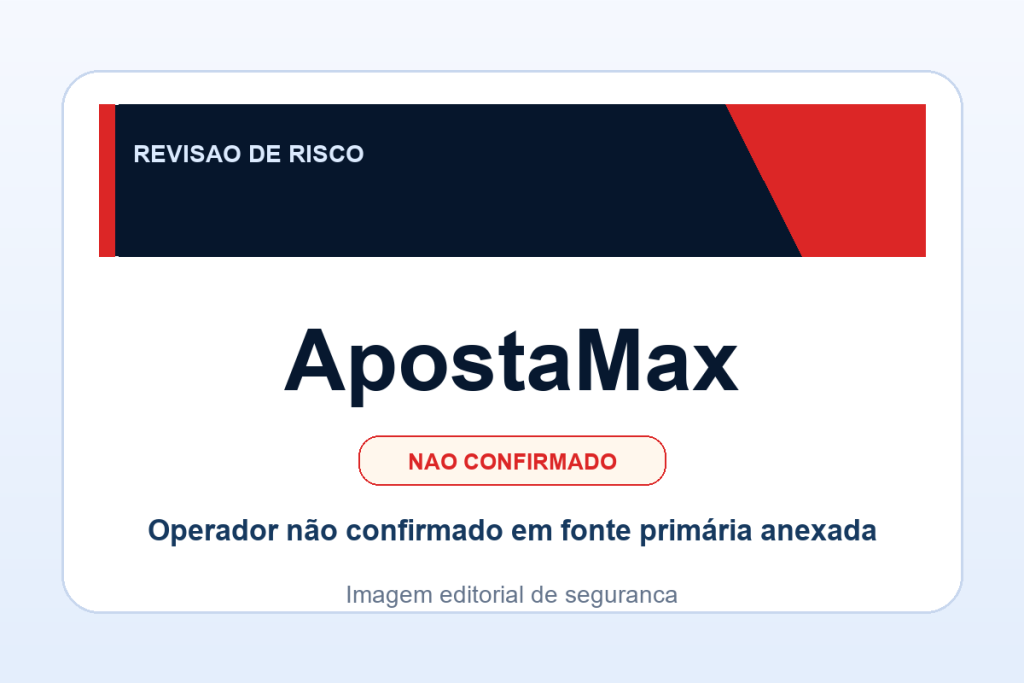 Ficha visual ApostaMax no SafeCasinoCompare Brasil