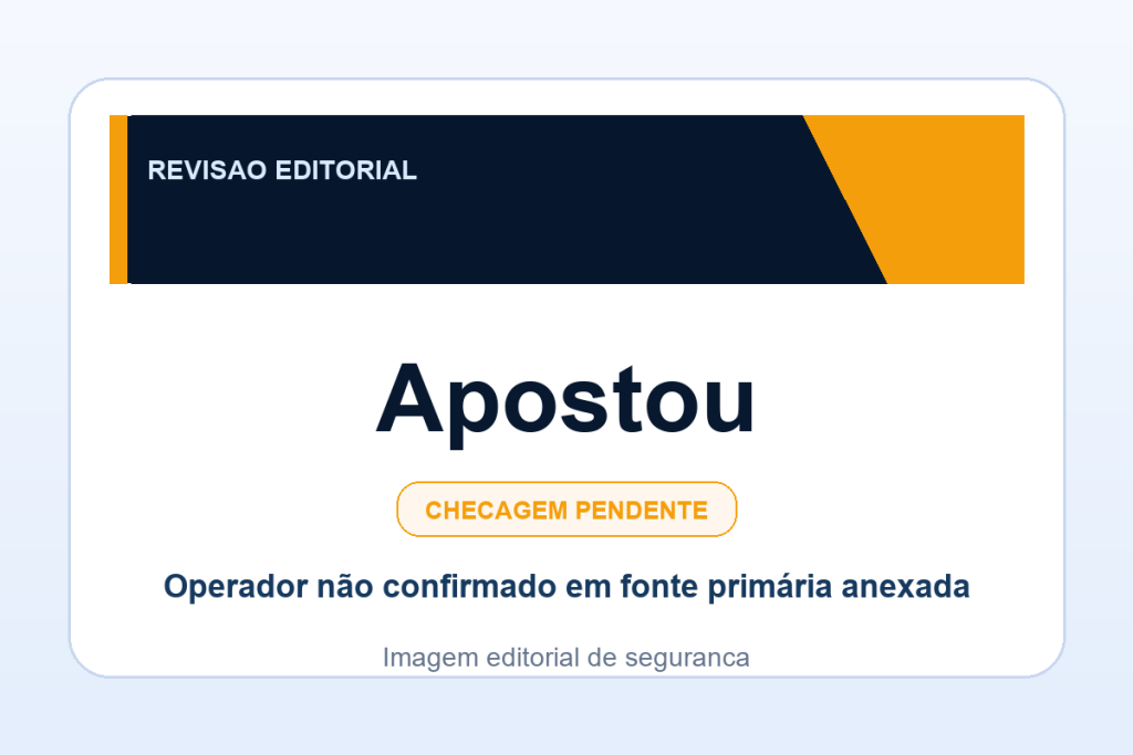 Ficha visual Apostou no SafeCasinoCompare Brasil