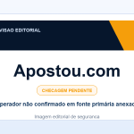 Ficha visual Apostou.com no SafeCasinoCompare Brasil