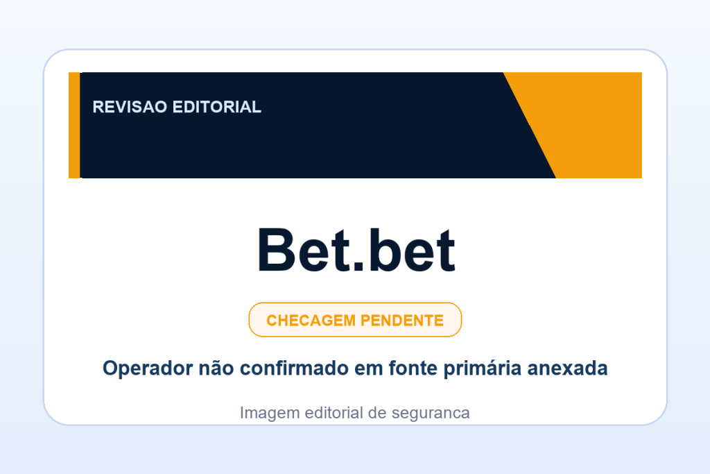 Ficha visual Bet.bet no SafeCasinoCompare Brasil