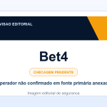 Ficha visual Bet4 no SafeCasinoCompare Brasil