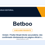 Ficha visual Betboo no SafeCasinoCompare Brasil