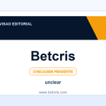 Ficha visual Betcris no SafeCasinoCompare Brasil
