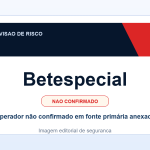 Ficha visual Betespecial no SafeCasinoCompare Brasil