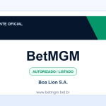 Ficha visual BetMGM no SafeCasinoCompare Brasil