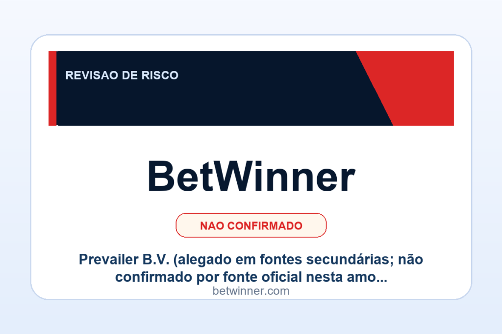 Ficha visual BetWinner no SafeCasinoCompare Brasil