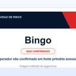 Ficha visual Bingo no SafeCasinoCompare Brasil