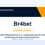 Ficha visual Br4bet no SafeCasinoCompare Brasil