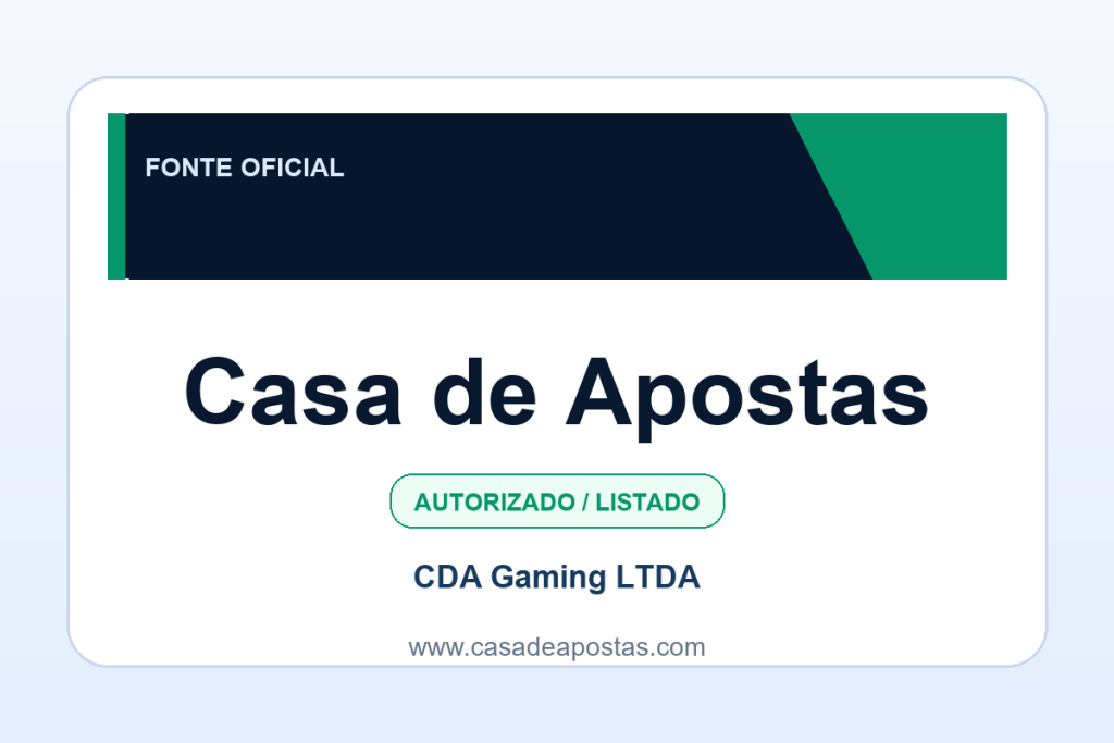Ficha visual Casa de Apostas no SafeCasinoCompare Brasil