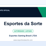 Ficha visual Esportes da Sorte no SafeCasinoCompare Brasil