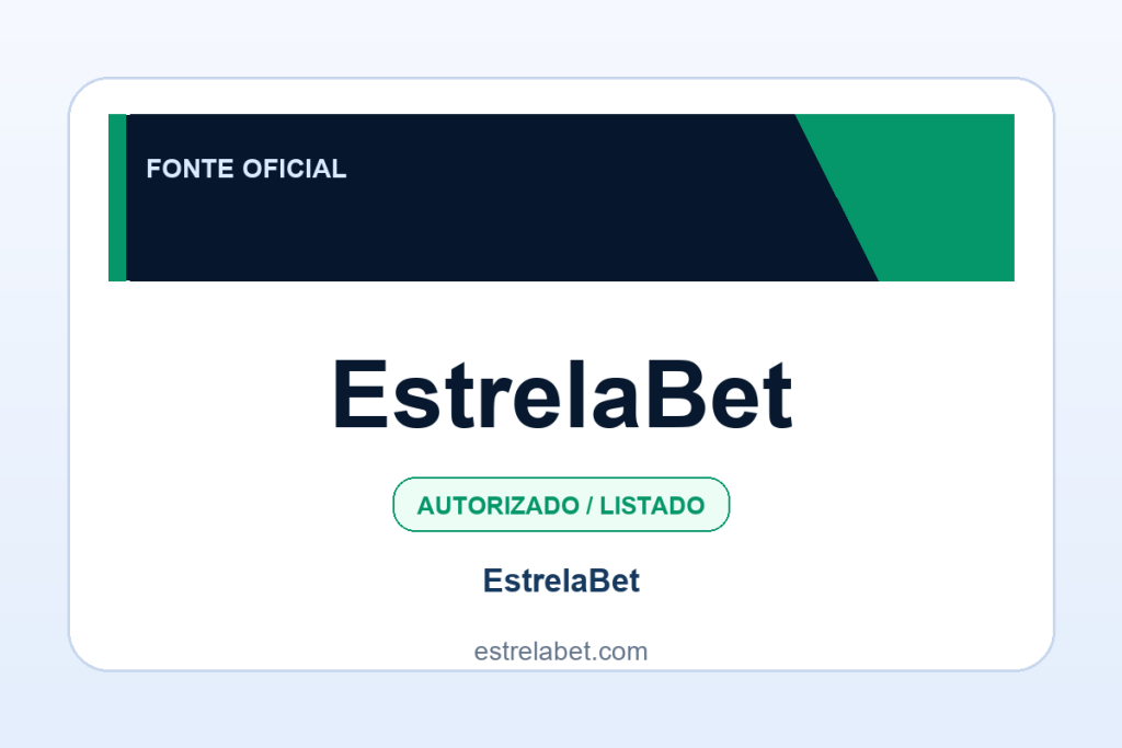 Ficha visual EstrelaBet no SafeCasinoCompare Brasil