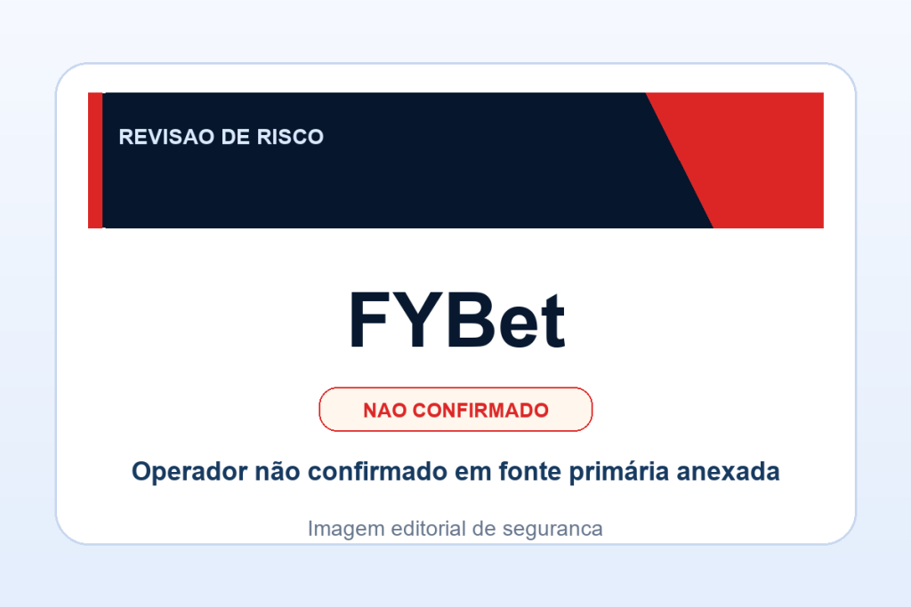 Ficha visual FYBet no SafeCasinoCompare Brasil