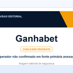 Ficha visual Ganhabet no SafeCasinoCompare Brasil