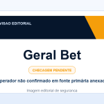 Ficha visual Geral Bet no SafeCasinoCompare Brasil