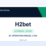 Ficha visual H2bet no SafeCasinoCompare Brasil