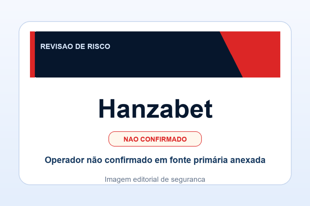 Ficha visual Hanzabet no SafeCasinoCompare Brasil