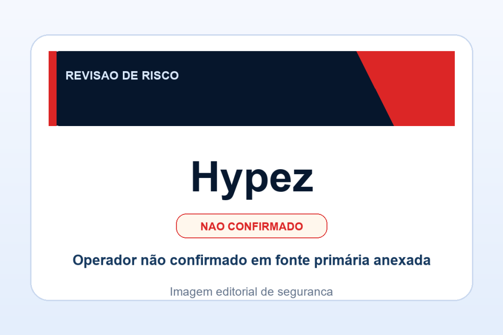 Ficha visual Hypez no SafeCasinoCompare Brasil