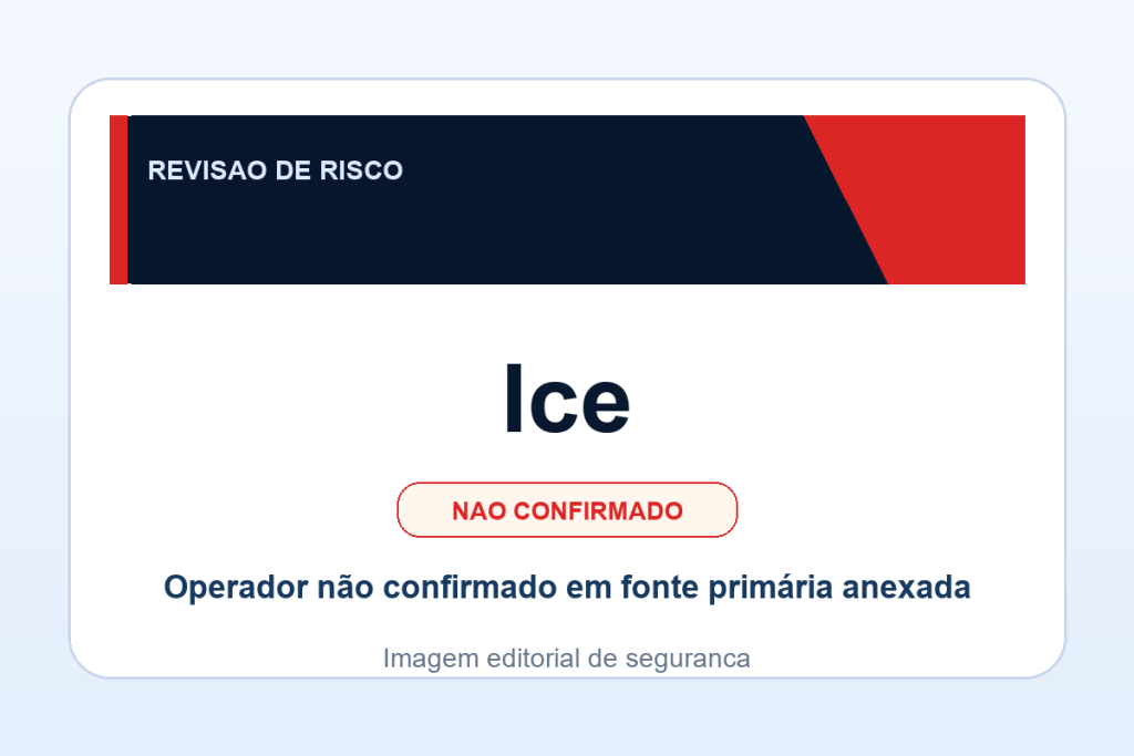 Ficha visual Ice no SafeCasinoCompare Brasil
