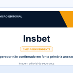 Ficha visual Insbet no SafeCasinoCompare Brasil