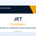 Ficha visual JET no SafeCasinoCompare Brasil