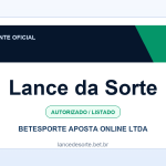 Ficha visual Lance da Sorte no SafeCasinoCompare Brasil