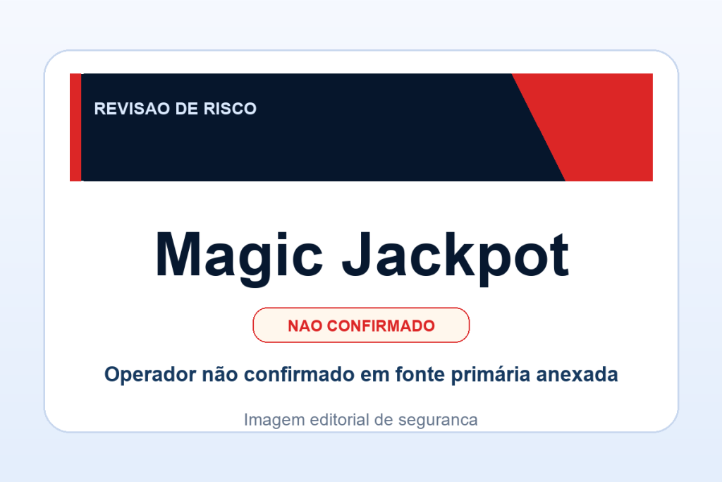 Ficha visual Magic Jackpot no SafeCasinoCompare Brasil