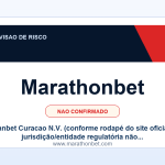 Ficha visual Marathonbet no SafeCasinoCompare Brasil