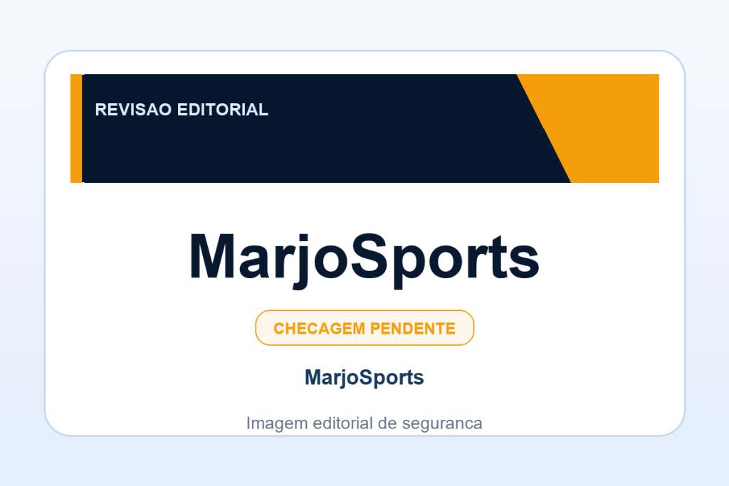 Ficha visual MarjoSports no SafeCasinoCompare Brasil