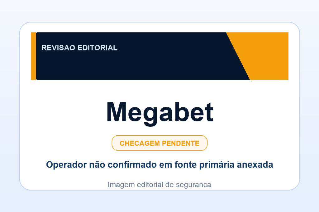 Ficha visual Megabet no SafeCasinoCompare Brasil