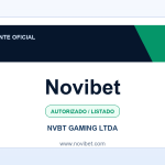 Ficha visual Novibet no SafeCasinoCompare Brasil