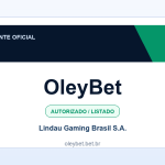 Ficha visual OleyBet no SafeCasinoCompare Brasil