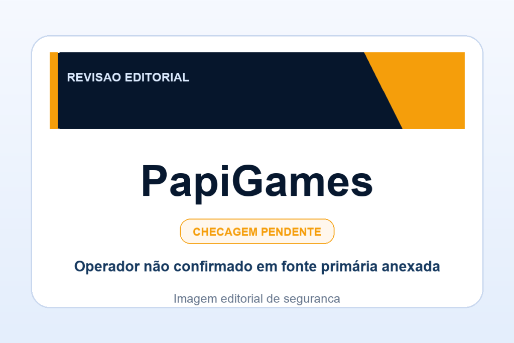 Ficha visual PapiGames no SafeCasinoCompare Brasil