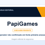 Ficha visual PapiGames no SafeCasinoCompare Brasil