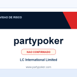 Ficha visual partypoker no SafeCasinoCompare Brasil