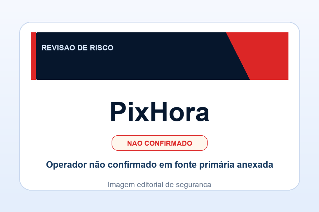 Ficha visual PixHora no SafeCasinoCompare Brasil