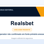 Ficha visual Realsbet no SafeCasinoCompare Brasil