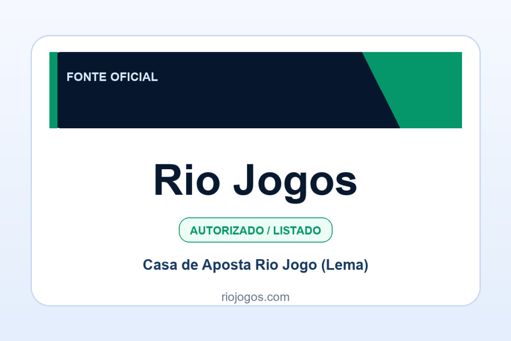 Ficha visual Rio Jogos no SafeCasinoCompare Brasil