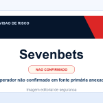 Ficha visual Sevenbets no SafeCasinoCompare Brasil
