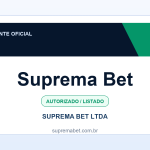 Ficha visual Suprema Bet no SafeCasinoCompare Brasil