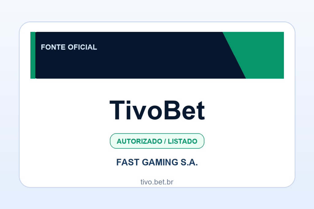 Ficha visual TivoBet no SafeCasinoCompare Brasil