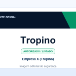 Ficha visual Tropino no SafeCasinoCompare Brasil