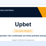 Ficha visual Upbet no SafeCasinoCompare Brasil