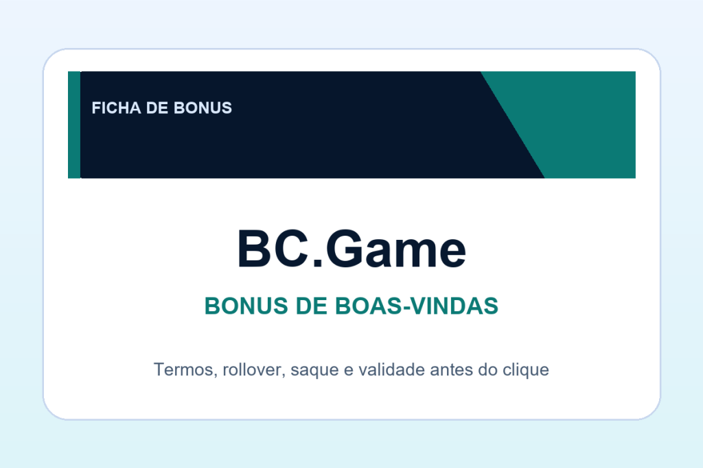 bonus de boas-vindas BC.Game: ficha SafeCasinoCompare Brasil