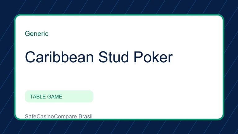 Caribbean Stud Poker jogo grátis: imagem editorial do perfil no SafeCasinoCompare
