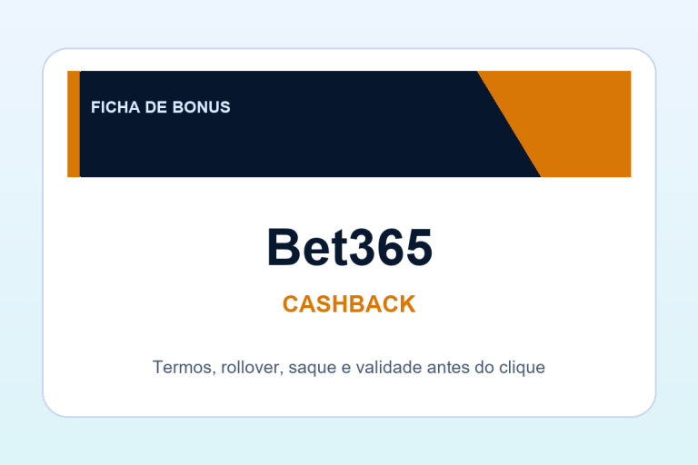 cashback Bet365: ficha SafeCasinoCompare Brasil
