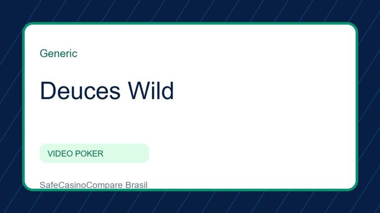 Deuces Wild jogo grátis: imagem editorial do perfil no SafeCasinoCompare