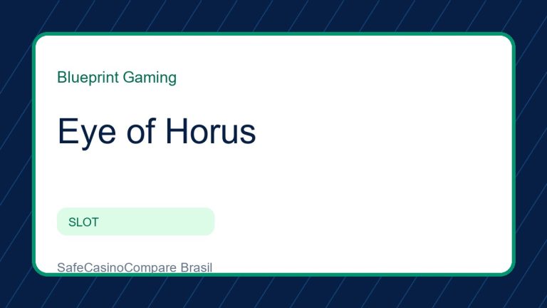 Eye of Horus jogo grátis: imagem editorial do perfil no SafeCasinoCompare